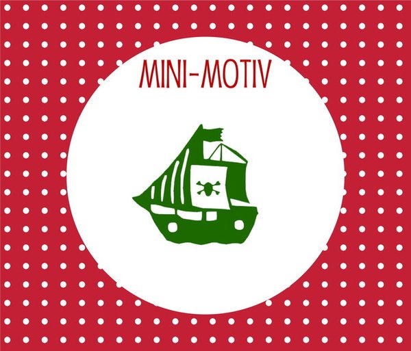Mini Motiv ♥ Piratenschiff
